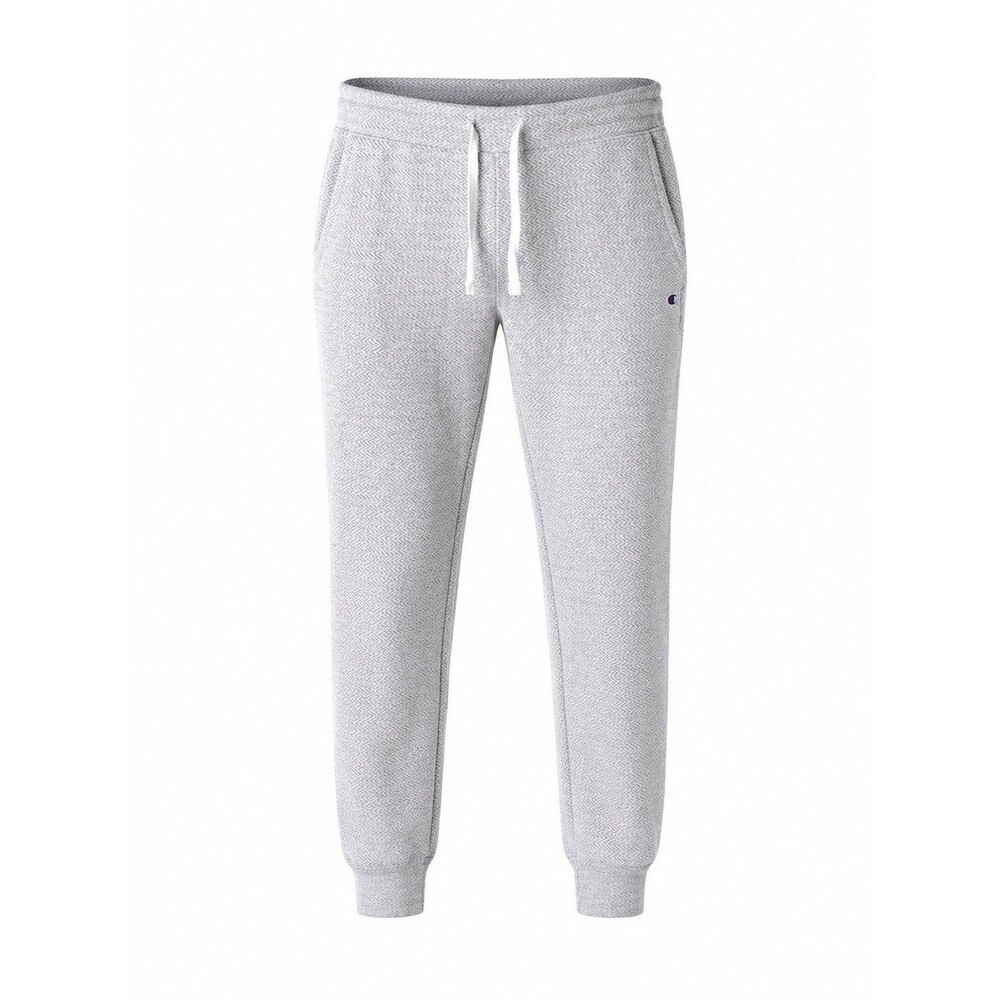 Champion Men’s Herringbone Jogger Sweatpants Gray Medium Drawstring Logo Lounge